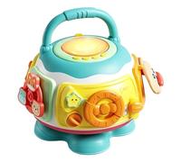 JSGHGDF Multifunctional Activity Activity Drum with Light and Sound for Babies Toddler Early Learning Educational Toy Interactive Learning Table