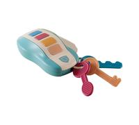 JSGHGDF Multiple Function Baby Car Code Toy Music Button Pretend Play Teething Aid Safe Rubber Substance Learning for Children ABS Safe Musical Baby