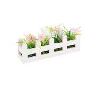 JSGHGDF Natural Fashion Model House Wooden Fence with Polystyrene Base Creative Landscape Project for Children Model House Wooden Fence
