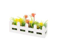 JSGHGDF Natural Fashion Model House Wooden Fence with Polystyrene Base Creative Landscape Project for Children Model House Wooden Fence