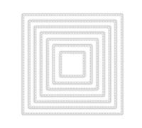JSGHGDF Nested Square Frame Metal Cutting Dies Stencils Die Template For Cards Making Journaling Decorations