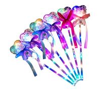 JSGHGDF Of 6 Light Wand with Color Transformations Easy Battery Access Portable for Childrens Festive Event Kids Party Accessory