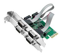 JSGHGDF PCIe Expansion Card RS232 Port Parallel Connector Converter Adapter Controller MCS9904 for Industrial Equipment Series Extension Card