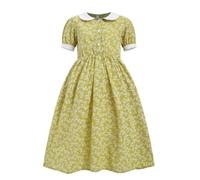 JSGHGDF Pioneers Dress Colonial Costume Prairie Pilgrims, Green J