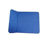 JSGHGDF Pliable Radio Charging Desk Pad 15W Fast Device Direct Current Life Allowed Phones Smart LED Measure Permanent Waterproof Face PU Leather for Office Use Office Mousepad