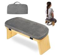 JSGHGDF Pliable Reflection Stool for Stretching and Mindfulness with Ergonomic Plans Stalk Substance Soft Pillow Included Carry Bag Ergonomic Stalk Stool
