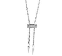 JSGHGDF Pointed Cone Design Stainless Steel Necklace Adjustable Chain for Contemporary Fashion Enthusiasts and Daily Wear Fashion Necklace Trendy Jewelry