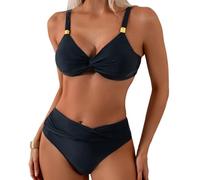 JSGHGDF Practical Two Piece Ladies Swimsuit Comfortable Separate Design Quick Drying Swimwears Suitable for Poolparties Wear Fashion Swimsuits