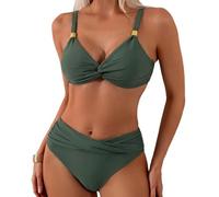 JSGHGDF Practical Two Piece Ladies Swimsuit Comfortable Separate Design Quick Drying Swimwears Suitable for Poolparties Wear Fashion Swimsuits