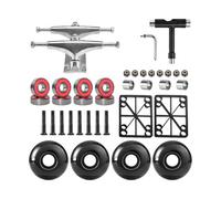 JSGHGDF Precision-Crafted 5Inch Skateboard Bridge Shock Absorbing Alloy Trucks for Technical Street Control Smooth Rides Skateboard Trucks