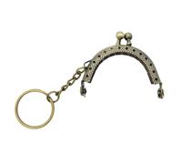 JSGHGDF Purse Frame Bag Kiss Clasp Lock 2inch Metal Arch Frame Coin Purse TowBall Kiss Clasp Clutch Frame Purse Making