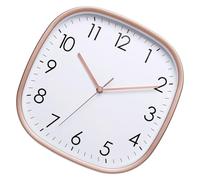 JSGHGDF Quiet Operations Wall Mounted Analog Clock 12inch Modern Minimalists Square Design for Home Decors Clear Display Wall Clock Battery Powered