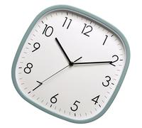 JSGHGDF Quiet Operations Wall Mounted Analog Clock 12inch Modern Minimalists Square Design for Home Decors Clear Display Wall Clock Battery Powered