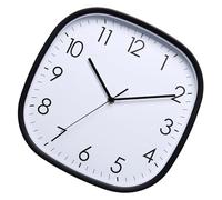 JSGHGDF Quiet Operations Wall Mounted Analog Clock 12inch Modern Minimalists Square Design for Home Decors Clear Display Wall Clock Battery Powered