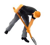 JSGHGDF Realistic 1: 64 Scale Tiny Construction Site Digging Scene Craft for Display Fun Rosin Miniature Collectibles