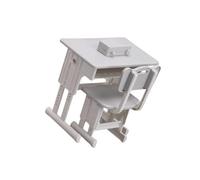 JSGHGDF Realistic Study Table Miniature Building Scene Model for Display and Collection Collectible Tiny Furniture