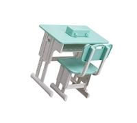 JSGHGDF Realistic Study Table Miniature Building Scene Model for Display and Collection Collectible Tiny Furniture
