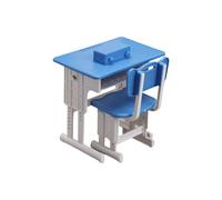 JSGHGDF Realistic Study Table Miniature Building Scene Model for Display and Collection Collectible Tiny Furniture