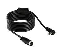 JSGHGDF Right Angles 3Pin DIN Male to DC5.5X2.1Mm Male Power Supply, 1m