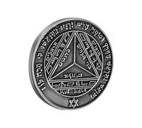 JSGHGDF Ritual Altars Coin Protective Amulets Jewelry Alloys Meditations for Spiritual Protections and Home Decoration Alloys Meditations