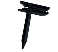 JSGHGDF Sand Stake Towel Holder, Black