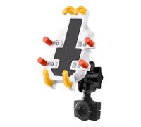 JSGHGDF Secure Bike Phone Mount Adjustable Angles Mechanism Slip Proof Grip Hybrided Construction Road Tested Bracket Motorcycle Holder