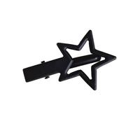 JSGHGDF Self-made Korean Girls Star Hairpin Female Bangs Clip Word Clip Side Clip Simple All-matched Ins Duckbill Clip