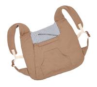 JSGHGDF Shoulder Pet Backpack for Small Dog Commutes, Khaki | Short Outings, Soft Travel with Cotton Feel and Easy Use