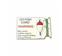 JSGHGDF Sized Thin Metal Fishing Card Complete with Essential Tackle for on the Go Anglers Multi Pattern Option Crisis Fishing Set