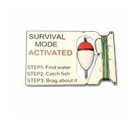 JSGHGDF Sized Thin Metal Fishing Card Complete with Essential Tackle for on the Go Anglers Multi Pattern Option Crisis Fishing Set