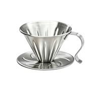 JSGHGDF Stainless Steel Hand Drip Dripper Cone Coffee, color S, A S