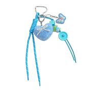 JSGHGDF Stylish Marine Themed Keychain Accessory with Seashells and Seaweed for Bags Backpacks or Car Decors