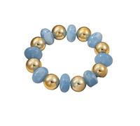 JSGHGDF Stylish Multicolor Acrylic Bead Skin Friendly Wristband Lightweight Hand Jewelry for Women and Men Versatile Wristband