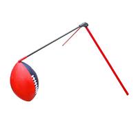 JSGHGDF Thin Football Kicking Tool Featuring Silicone Holder and Heavy Duty Alloy Base for Outdoor Use Foldable Football Stand