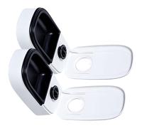 JSGHGDF Timed Feeder with Two Sections for Various Tastes Quick Setup in Moments Dishwasher Safe Bowls Programmable Pet Food Bowl