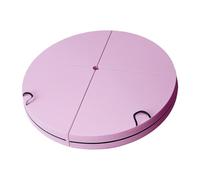 JSGHGDF Transportable Round Dance Mat 4 Fold Sports Car Stretching Practice Crowded Spongiform Not Slip Face Multiple Purpose Mat