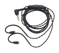 JSGHGDF Triple Button Mics 4 Braideds Wire Headphone Replacement Cable MMCXs Interfaces For SE425 SE535 Sound Devices MMCX Replacement Cable For Earphones