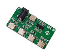 JSGHGDF Type C Hubs 1 to 4 USB2.0 Expansion Board with 2A Fuses