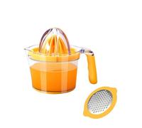 JSGHGDF Varied Purpose Handheld Juicer for Oranges Zesting Slicing Garlic Mashing Compact Design Easy to Clean Hand Press Citruses Juicer