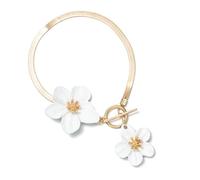 JSGHGDF Versatile OT Foot Chain Jewelry for Women Flower Design 6 Colors 27cm Comfortable Alloy Six Color Anklet Comfortable Everyday Wear Anklet