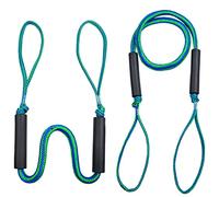 JSHANMEI 2Pack Stretchable Boat Dock Lines with Foam Float Bungee Cords, Anchor Lines, Perfect for Jet Ski, PWC, Kayak (5FT)