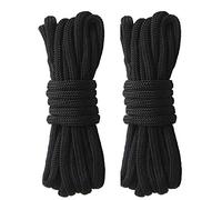 JSHANMEI Dock Lines Rope-2pack 25FT Double Braided Boat Docking Lines Mooring Lines with 12inch Eyelet Anchor Line Boat Equipment(Dia:3/8"-2pcs)