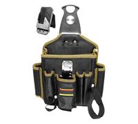 JSHDUSA Electrician Waist Tool Bag - Waist Multi Pocket Pouch for Electrician Work | Carpenter Belt Holster Lightweight Work Utility Bag for Adults Hair Stylists Workers Family Friends