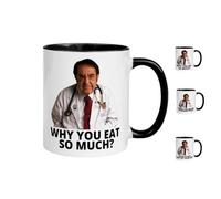 JSHDUSA Funny Dr Nowzaradan Mug | 400ml Dr Nowzaradan Weight Loss Mug | Dr Now Why You Eat So Much,Dr. Now Diet Helper Mugs,Dr Now Mug Motivational Mug, Funny Weight Loss Mug