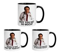 JSHDUSA Funny Dr Nowzaradan Mug | 400ml Dr Nowzaradan Weight Loss Mug | Dr Now Why You Eat So Much,Dr. Now Diet Helper Mugs,Dr Now Mug Motivational Mug, Funny Weight Loss Mug
