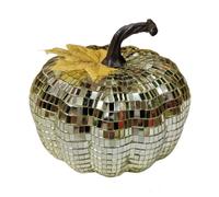 JSHDUSA Glitter Pumpkin Ball | Dj Light Disco Ball - Cool Silver Disco Ball for Decoration, Dj Light Effect, Stylish & Creative Game Accessories for, Club, Wedding