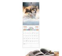JSHDUSA Wall Calendar 2026, Monthly Wall Art Calendar with Scenes Illustrations, Gag Paper Funny Cute Design for Classroom Kitchen Apartment Dorm Family Bedroom College Home Kids Teachers House