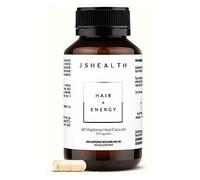JSHealth Hair + Energy Vegetarian Hard Capsules 60s