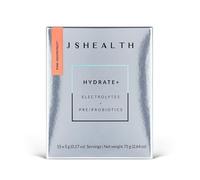 JSHealth Hydrate+ Electrolyte Powder with Probiotics, Pink Grapefruit