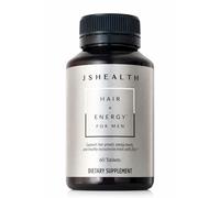 JSHealth Vitamins Hair & Energy Men’s Formula, 60 Tablets